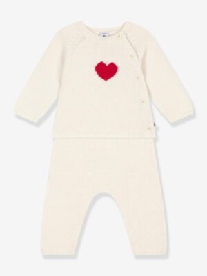 Petit Bateau 2-teiliges Baby-Set aus Strick PETIT BATEAU