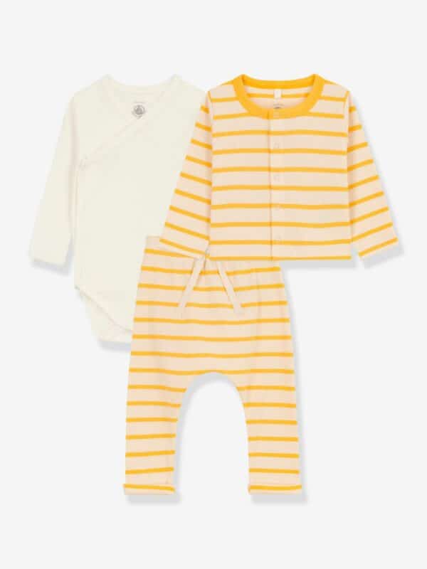 Petit Bateau 3-teiliges Baby-Set PETIT BATEAU