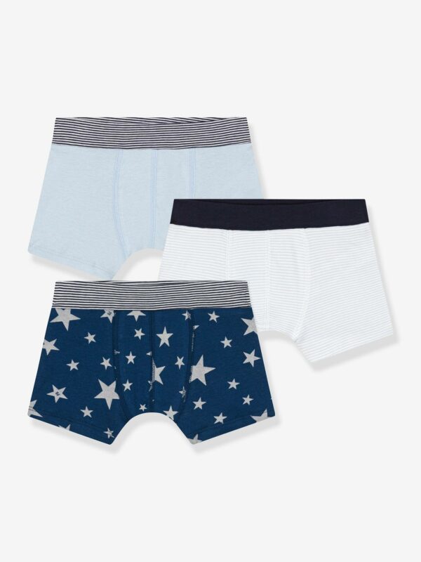 Petit Bateau 3er-Pack Jungen Boxershorts mit Sternen PETIT BATEAU