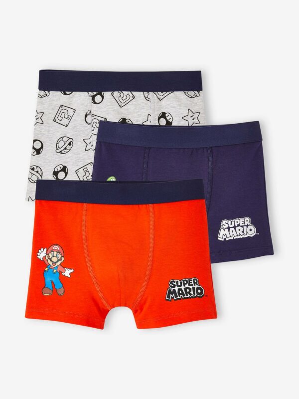 Super Mario 3er-Pack Jungen Boxershorts SUPER MARIO  farbe