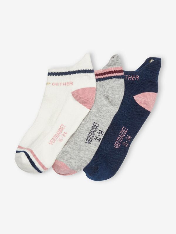 Vertbaudet 3er-Pack Mädchen Sportsocken