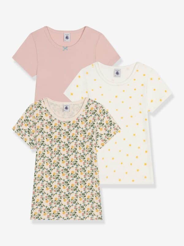 Petit Bateau 3er-Pack Mädchen T-Shirts PETIT BATEAU