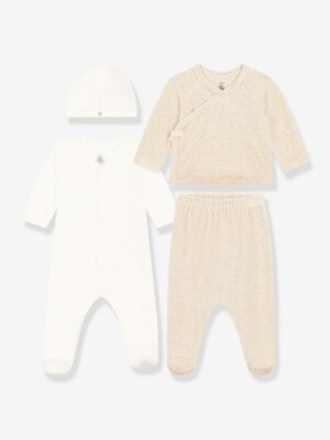 Petit Bateau 4-teiliges Baby-Set PETIT BATEAU