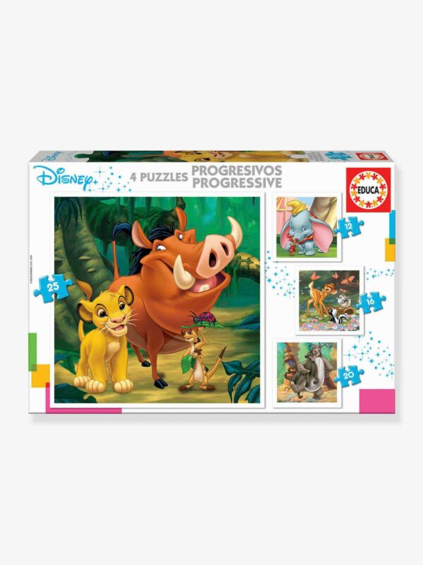 Educa 4er-Set Puzzles Disney 1 EDUCA