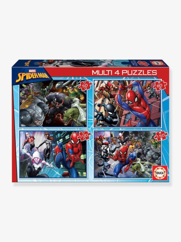 Educa 4er-Set Puzzles MARVEL SPIDERMAN EDUCA