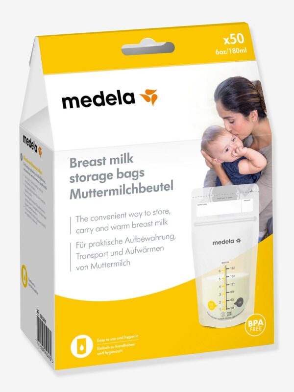 Medela 50er-Pack Muttermilchbeutel PUMP & SAFE MEDELA