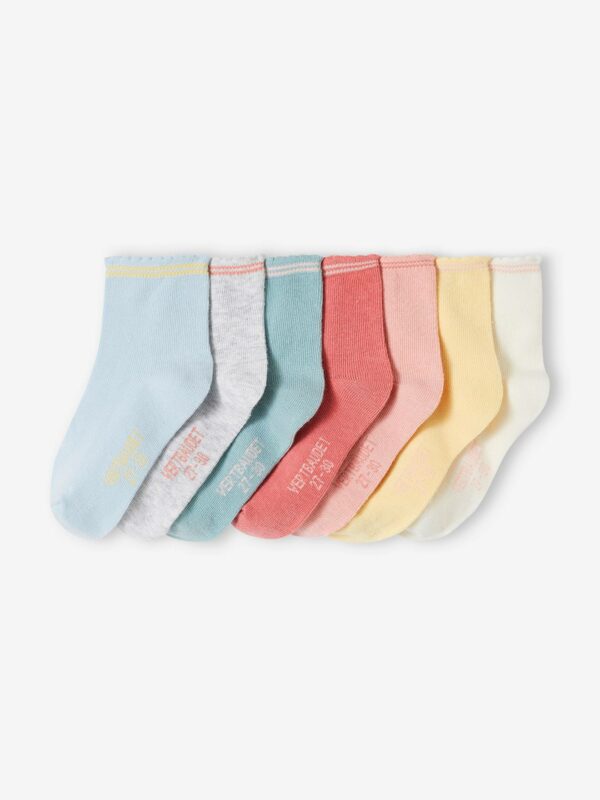 Vertbaudet 7er-Pack Mädchen Socken BASIC Oeko-Tex