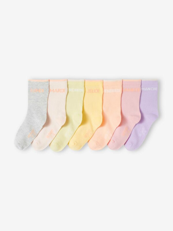 Vertbaudet 7er-Pack Mädchen Socken Oeko-Tex