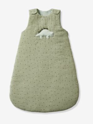 Vertbaudet Ärmelloser Baby Schlafsack KLEINER DINO