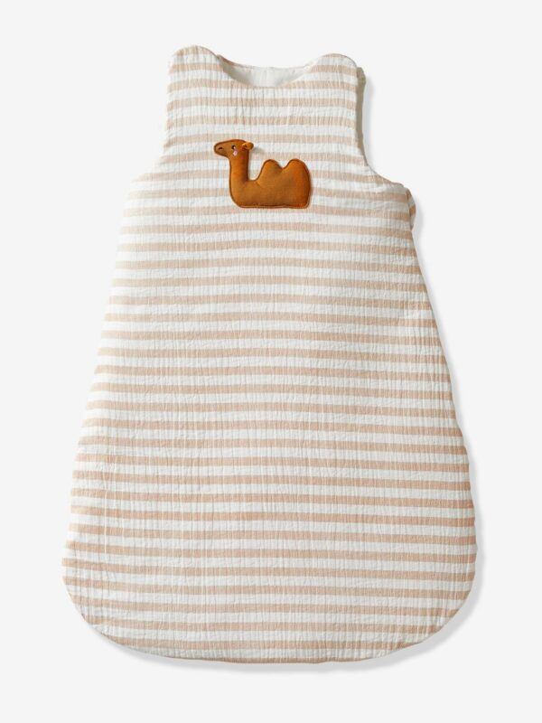 Vertbaudet Ärmelloser Baby Schlafsack WILD SAHARA