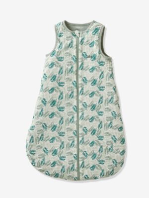 Vertbaudet Ärmelloser Baby Sommerschlafsack TROPICAL Oeko Tex