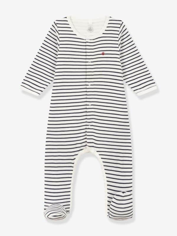 Petit Bateau Baby 2-in-1-Strampler mit Body PETIT BATEAU