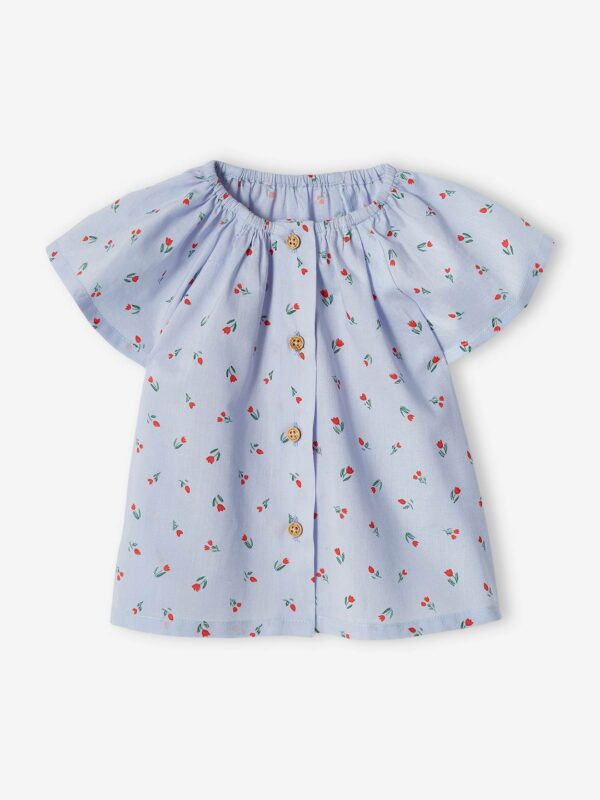 Vertbaudet Baby Bluse mit Schmetterlingsärmeln