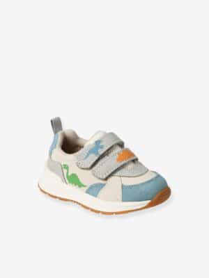 Vertbaudet Baby Klett-Sneakers mit Dinos