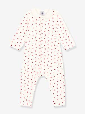 Petit Bateau Baby Overall mit Herzen PETIT BATEAU