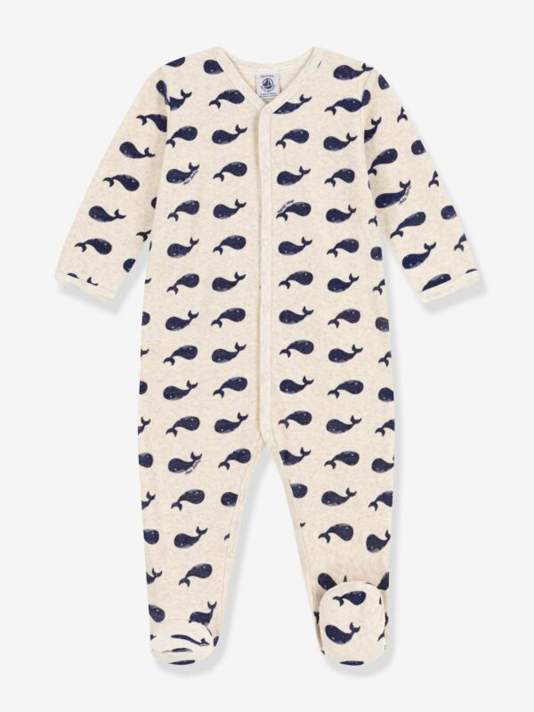 Petit Bateau Baby Samt-Strampler PETIT BATEAU