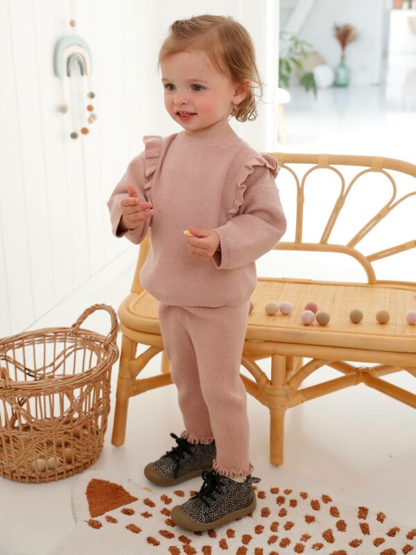 Vertbaudet Baby-Set aus Strick: Pullover & Leggings