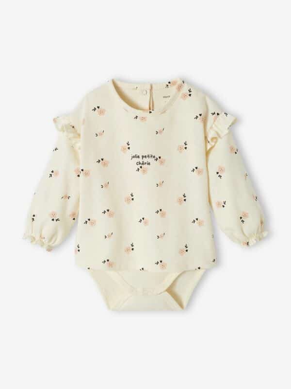 Vertbaudet Baby Shirtbody aus Bio-Baumwolle Oeko-Tex