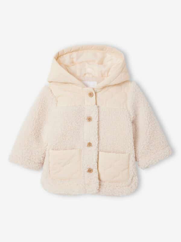 Vertbaudet Baby Steppjacke mit Kapuze