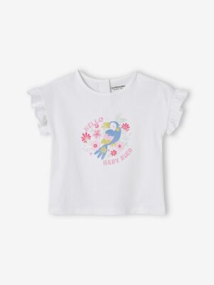 Vertbaudet Baby T-Shirt mit Flatterärmeln Oeko-Tex