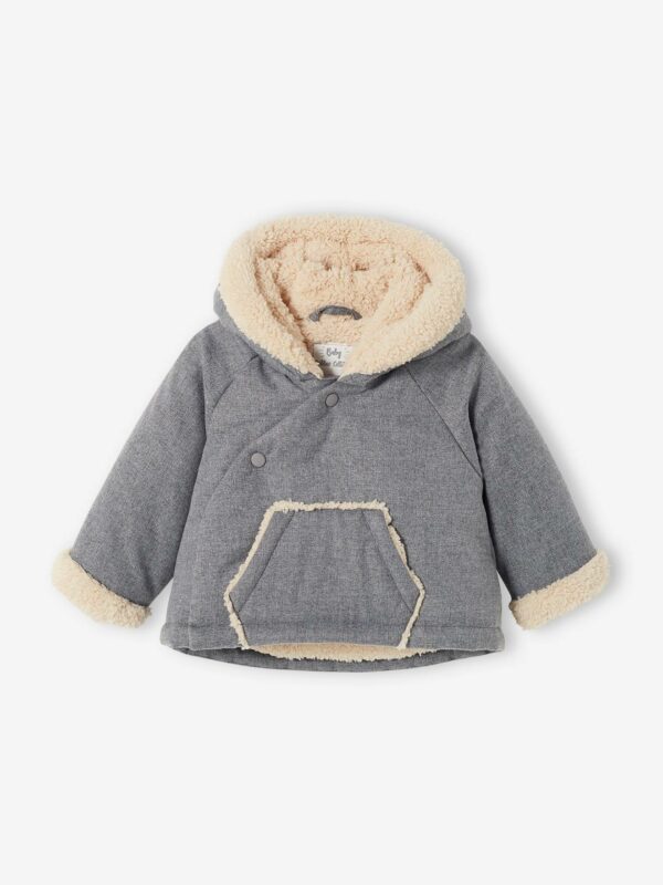 Vertbaudet Baby Wickeljacke mit Kapuze & Recycling-Polyester