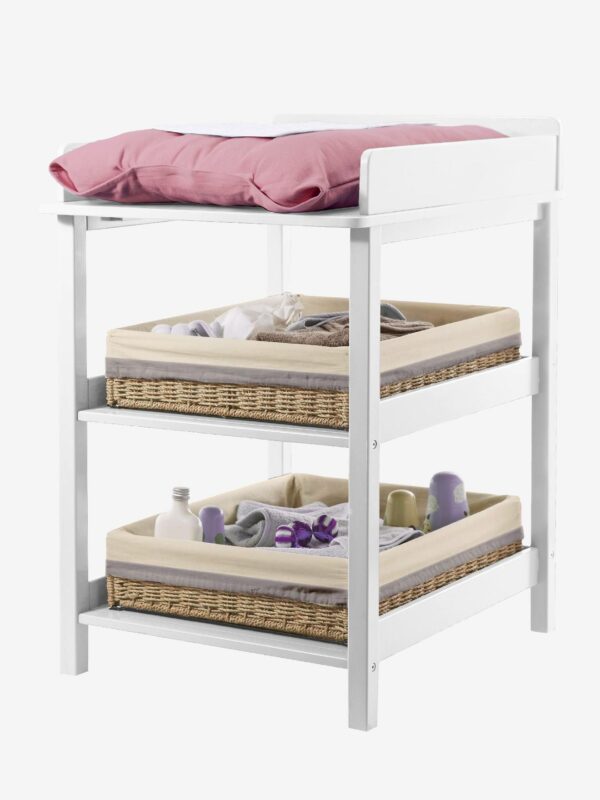 Vertbaudet Babyzimmer Wickeltisch MADISON mit 2 Ablagen