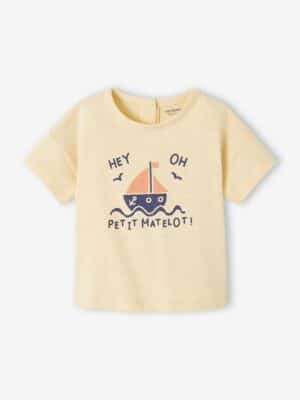 Vertbaudet Bio-Kollektion: Baby T-Shirt mit Meeres-Motiven