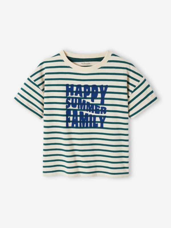 Vertbaudet Capsule Collection: Kinder T-Shirt HAPPY SUMMER FAMILY