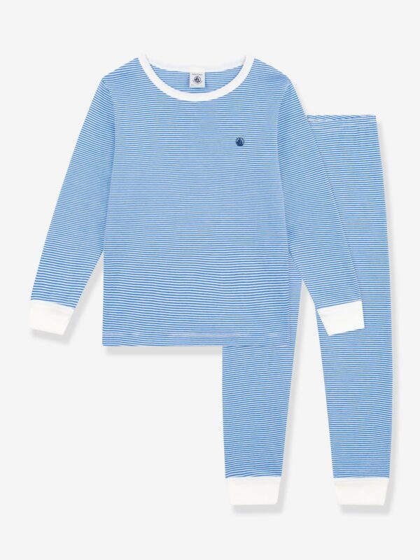 Petit Bateau Geringelter Kinder Schlafanzug PETIT BATEAU