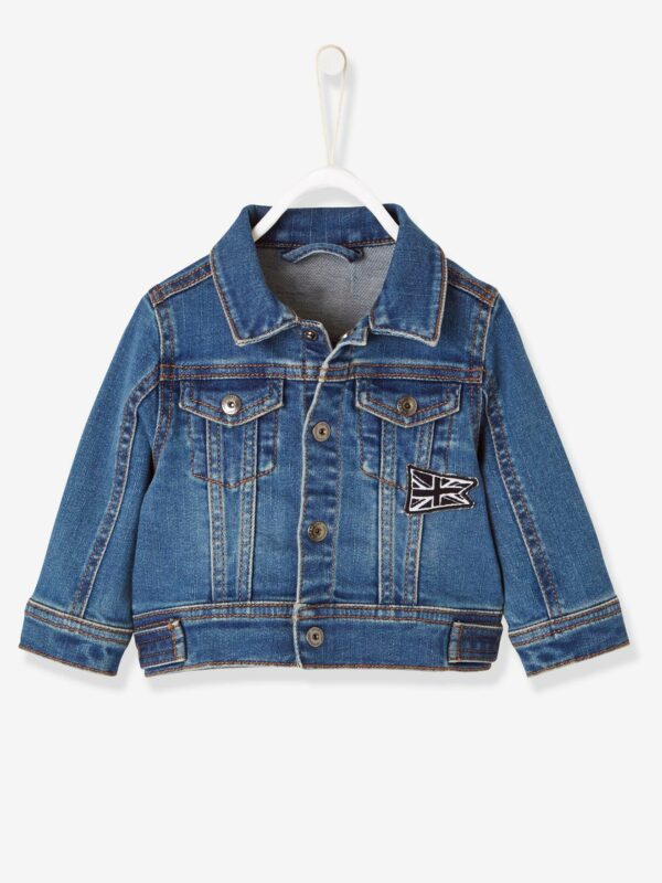 Vertbaudet Jeansjacke für Baby Jungen