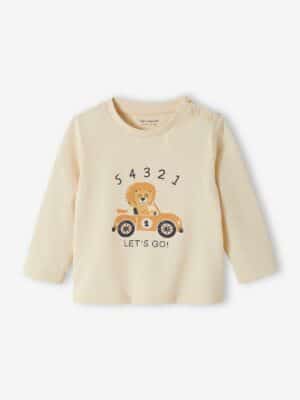 Vertbaudet Jungen Baby Shirt Oeko-Tex vanille