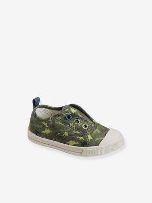 Vertbaudet Jungen Baby Stoff-Sneakers mit Gummizug