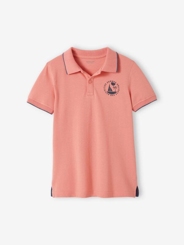 Vertbaudet Jungen Poloshirt mit Print Oeko-Tex