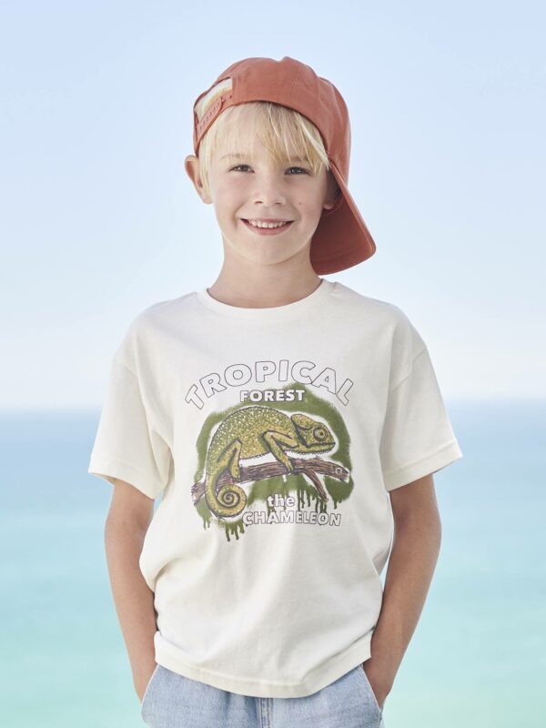 Vertbaudet Jungen T-Shirt mit Tierprint