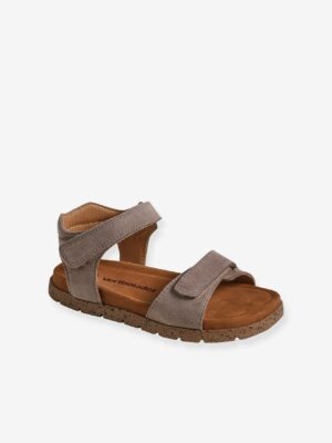 Vertbaudet Kinder Klett-Sandalen sandfarben