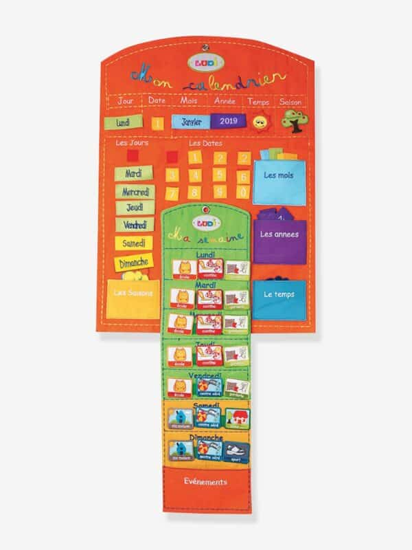 Ludi Kinder Lernkalender mit Wochenkalender LUDI