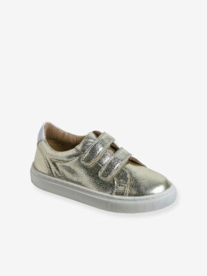 Vertbaudet Kinder Sneakers in Metallic-Optik