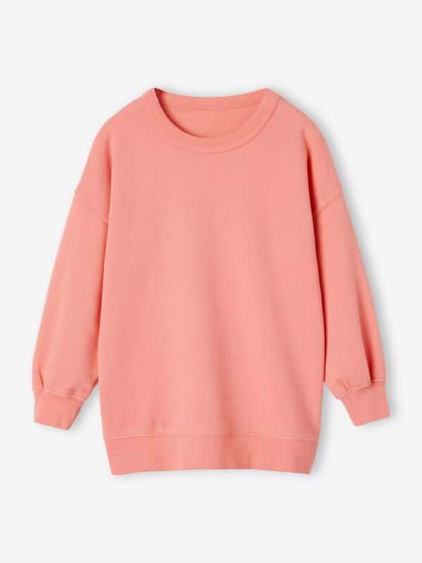 Vertbaudet Langes Mädchen Sweatshirt mit Motiv hinten Oeko-Tex