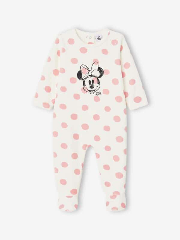 Minnie Maus Mädchen Baby Samt-Strampler Disney MINNIE MAUS