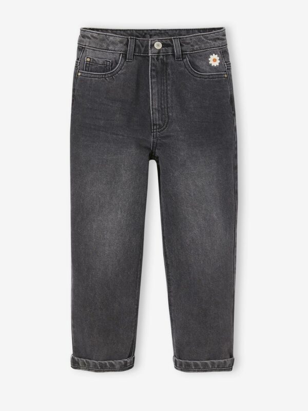 Vertbaudet Mädchen Boyfriend-Jeans denim