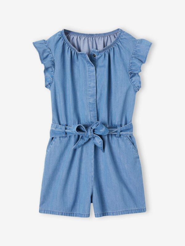 Vertbaudet Mädchen Jumpsuit aus Light-Denim