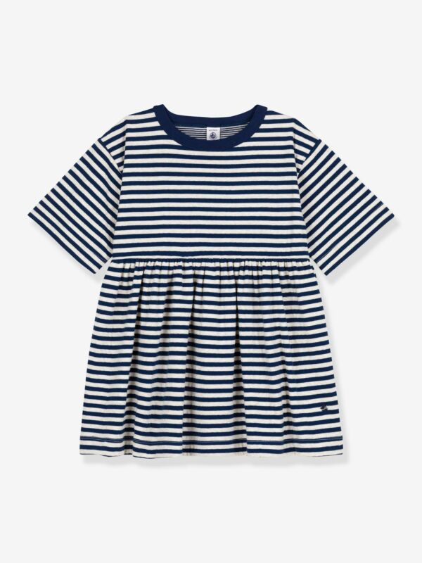 Petit Bateau Mädchen Kleid mit 3/4-Ärmeln PETIT BATEAU