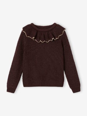 Vertbaudet Mädchen Pullover mit Kragen