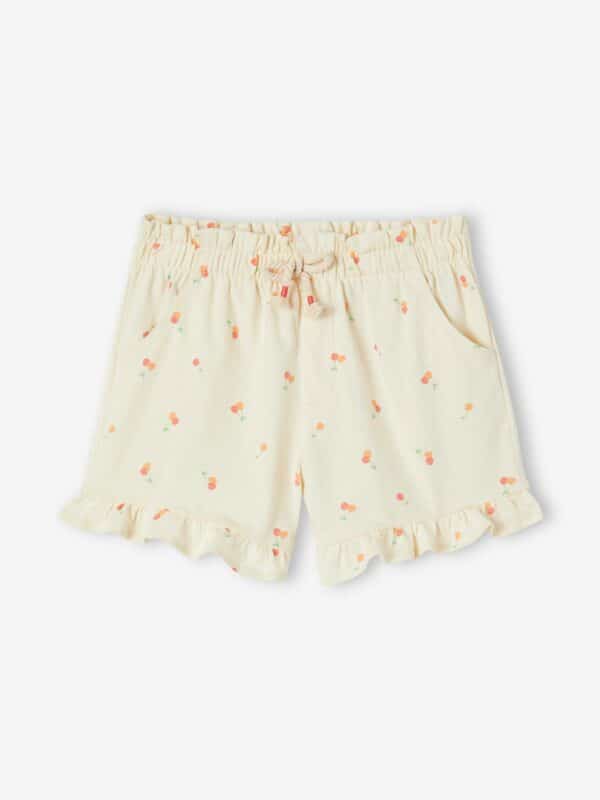 Vertbaudet Mädchen Shorts mit Volants