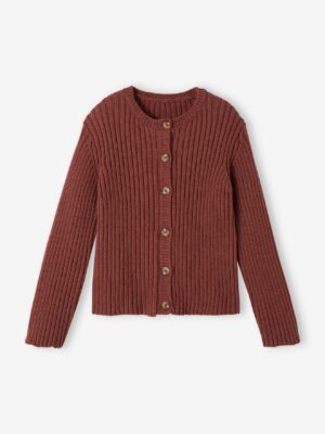 Vertbaudet Mädchen Strickjacke schokolade