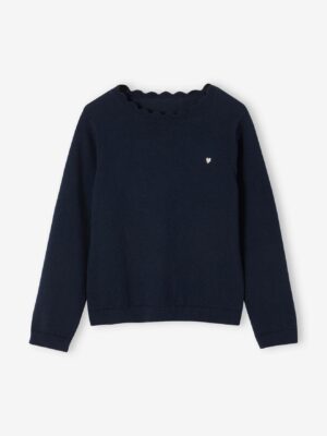 Vertbaudet Personalisierbarer Mädchen Pullover BASIC Oeko-Tex