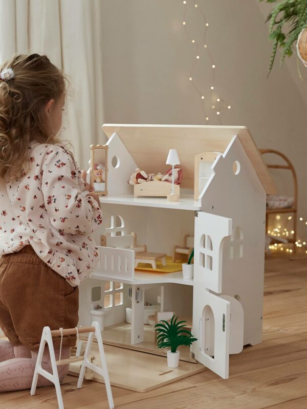 Vertbaudet Puppenhaus mit Zubehör aus Holz FSC®