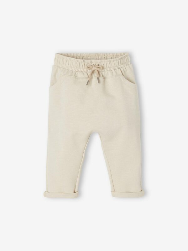 Vertbaudet Sweathose für Jungen Baby  BASIC Oeko-Tex sand