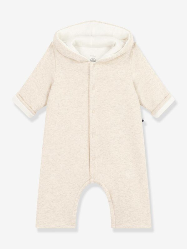 Petit Bateau Wattierter Baby Overall mit Kapuze PETIT BATEAU