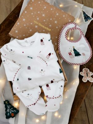 Vertbaudet Weihnachtliches Baby Geschenk-Set